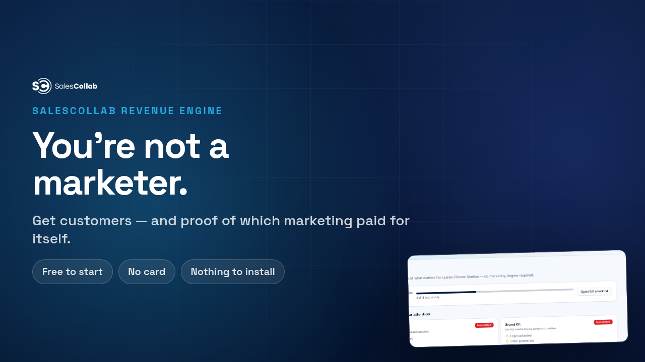 SalesCollab Revenue Engine — 90-second overview