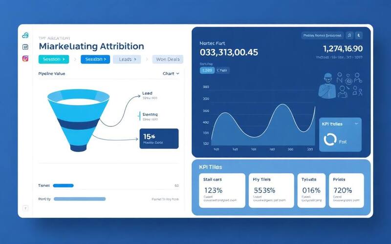 Attribution, KPIs & PDF reports preview