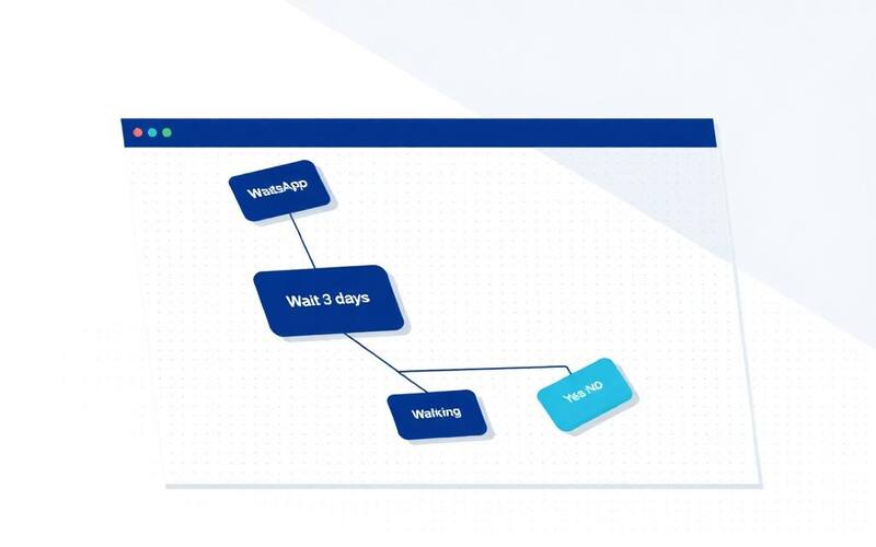 Visual journey builder preview