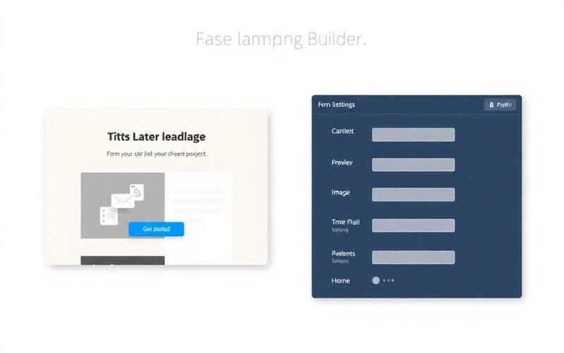 Hosted landing pages & forms preview